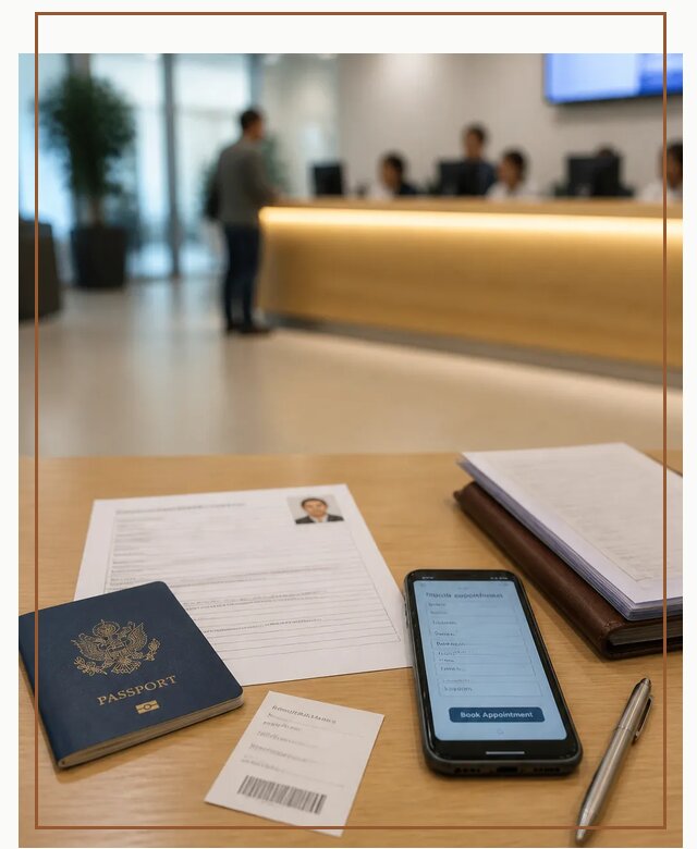 Запись в визовый центр в Реже для подачи документов