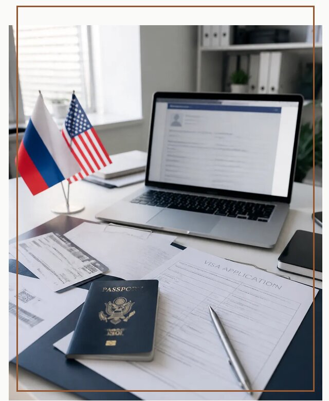 Оформление визы в США для туристов и бизнеса в Реже