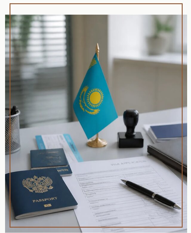 Оформление визы в Казахстан для поездки и работы в Реже