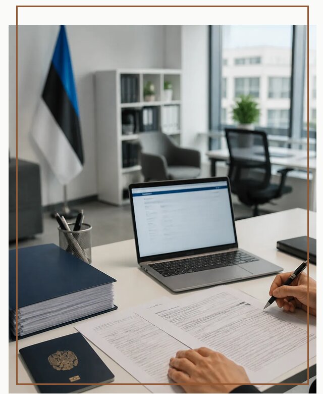 Оформление ВНЖ в Эстонии для переезда и легального проживания в Реже